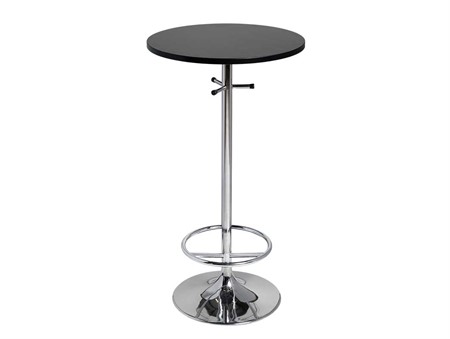 Ståbord, 60cm ø, svart